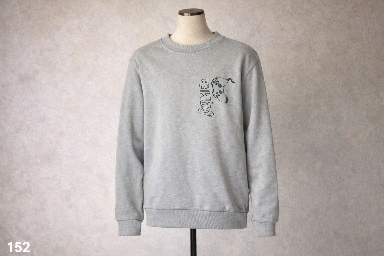 Comfortable grey sweater