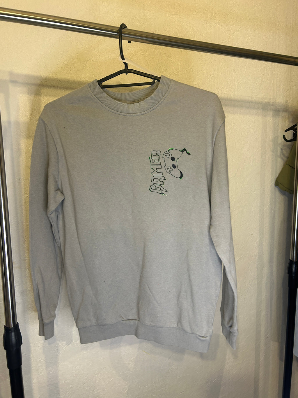Comfortable grey sweater