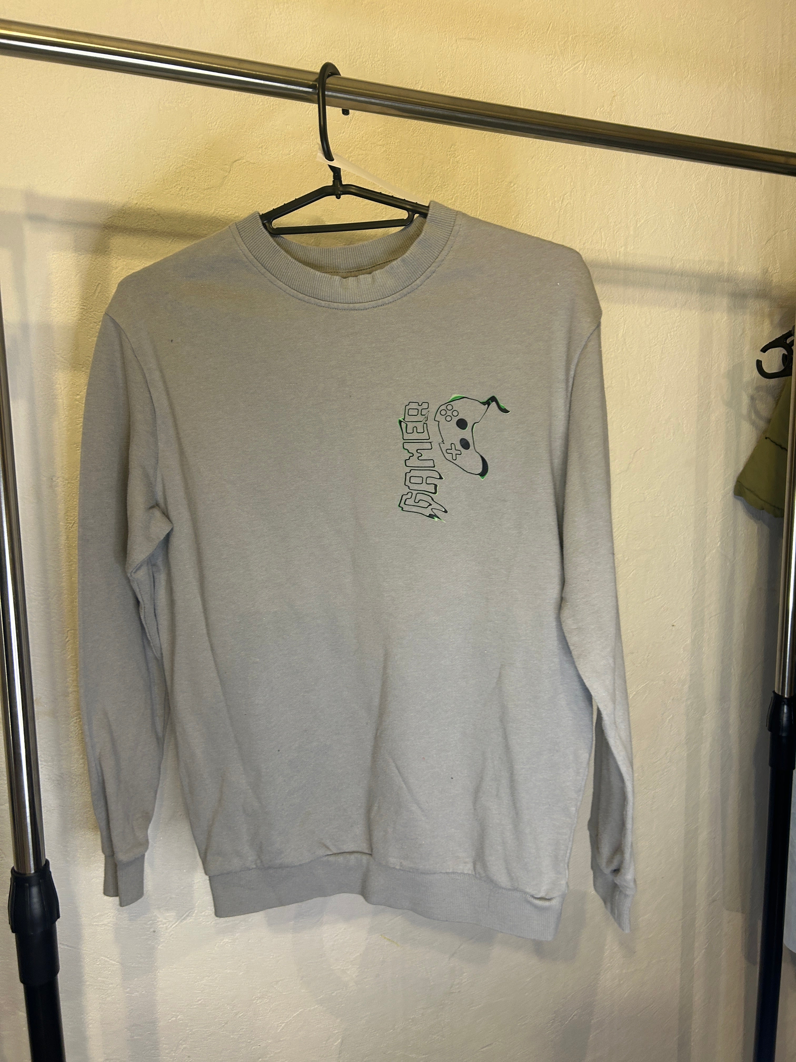 Comfortable grey sweater