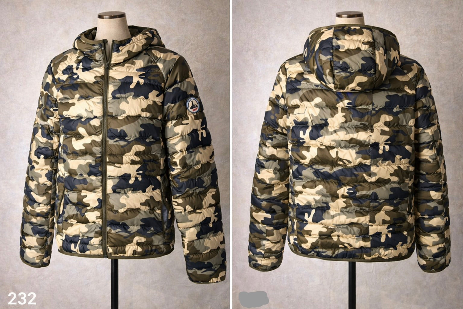 Doudoune JOTT à motifs camouflage