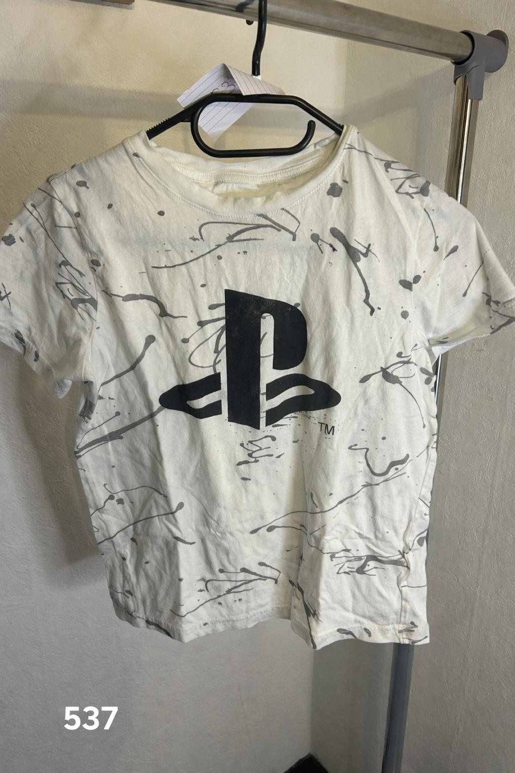 PlayStation white T-shirt