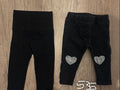 Lot de 2 leggings noir