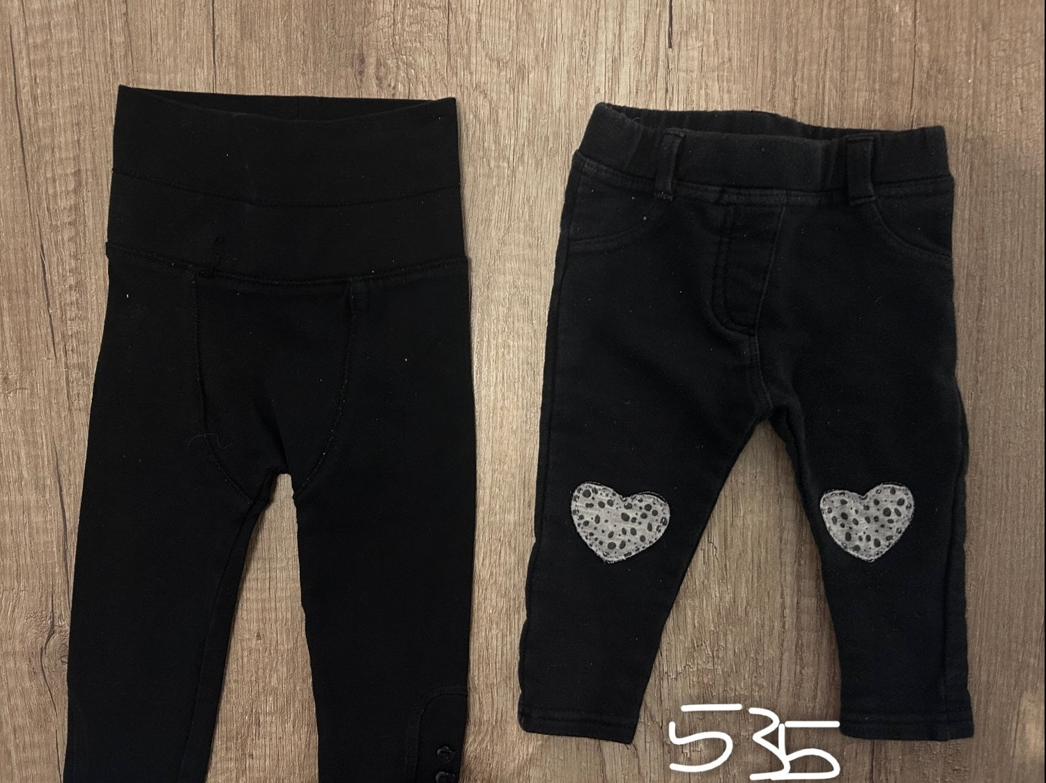 Lot de 2 leggings noir