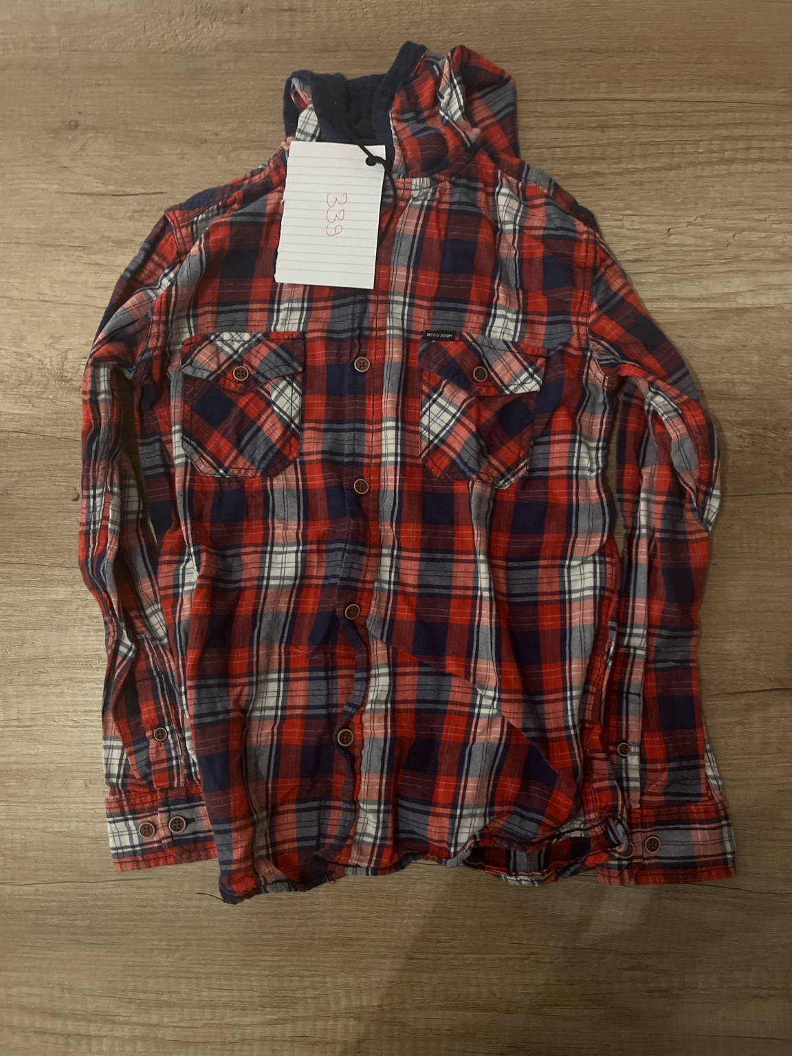Chemise à carreaux