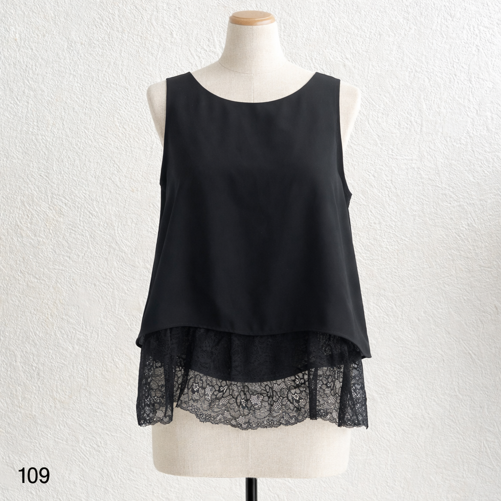 Top noir Zara Basic
