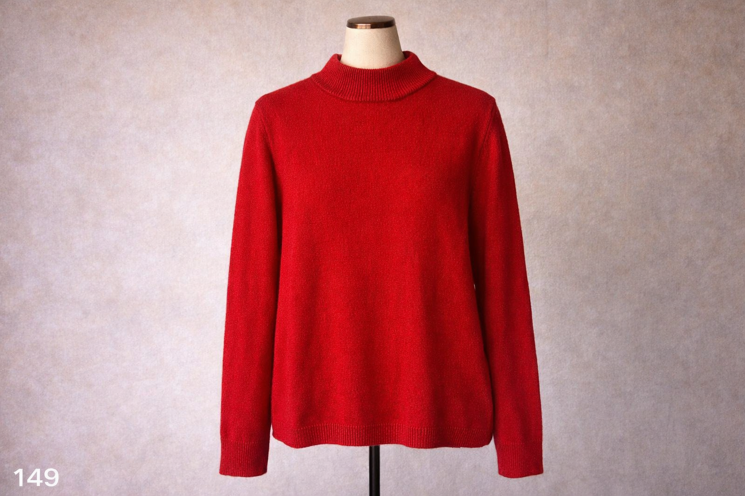 Elegant red sweater
