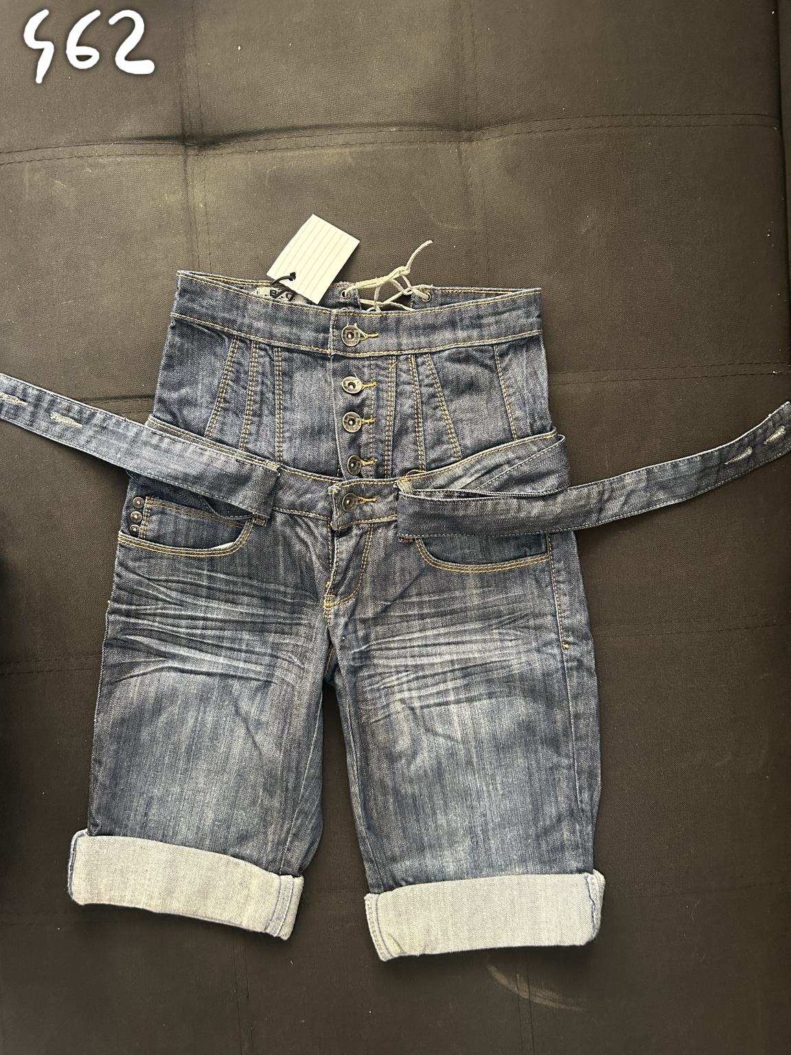 Short en jean avec gaine