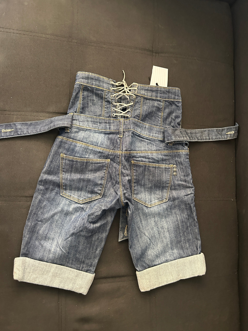 Short en jean avec gaine