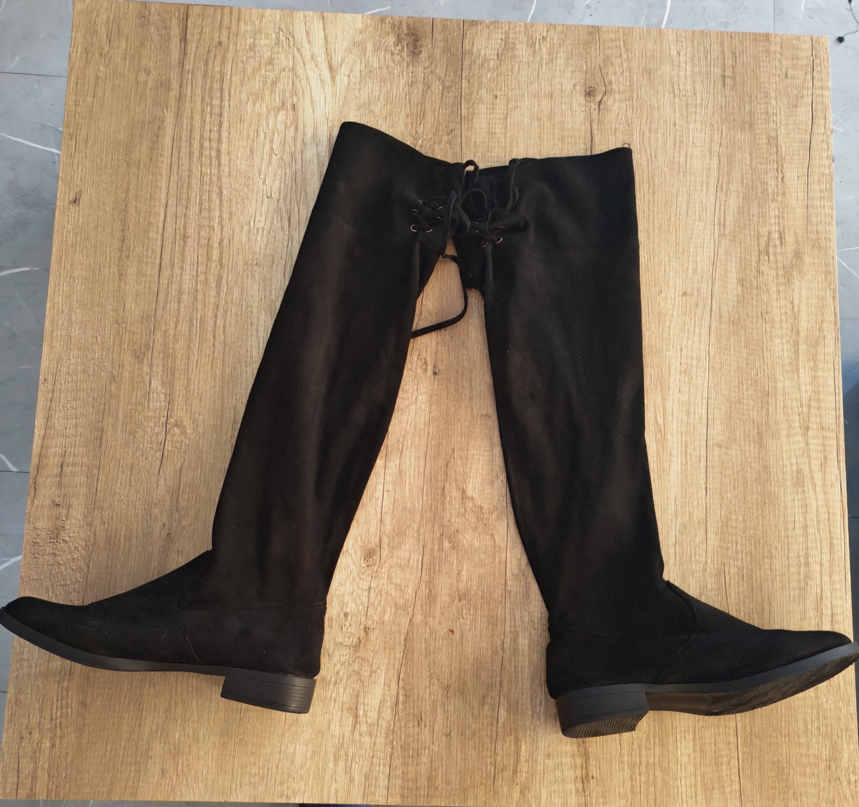 Thigh-high boots