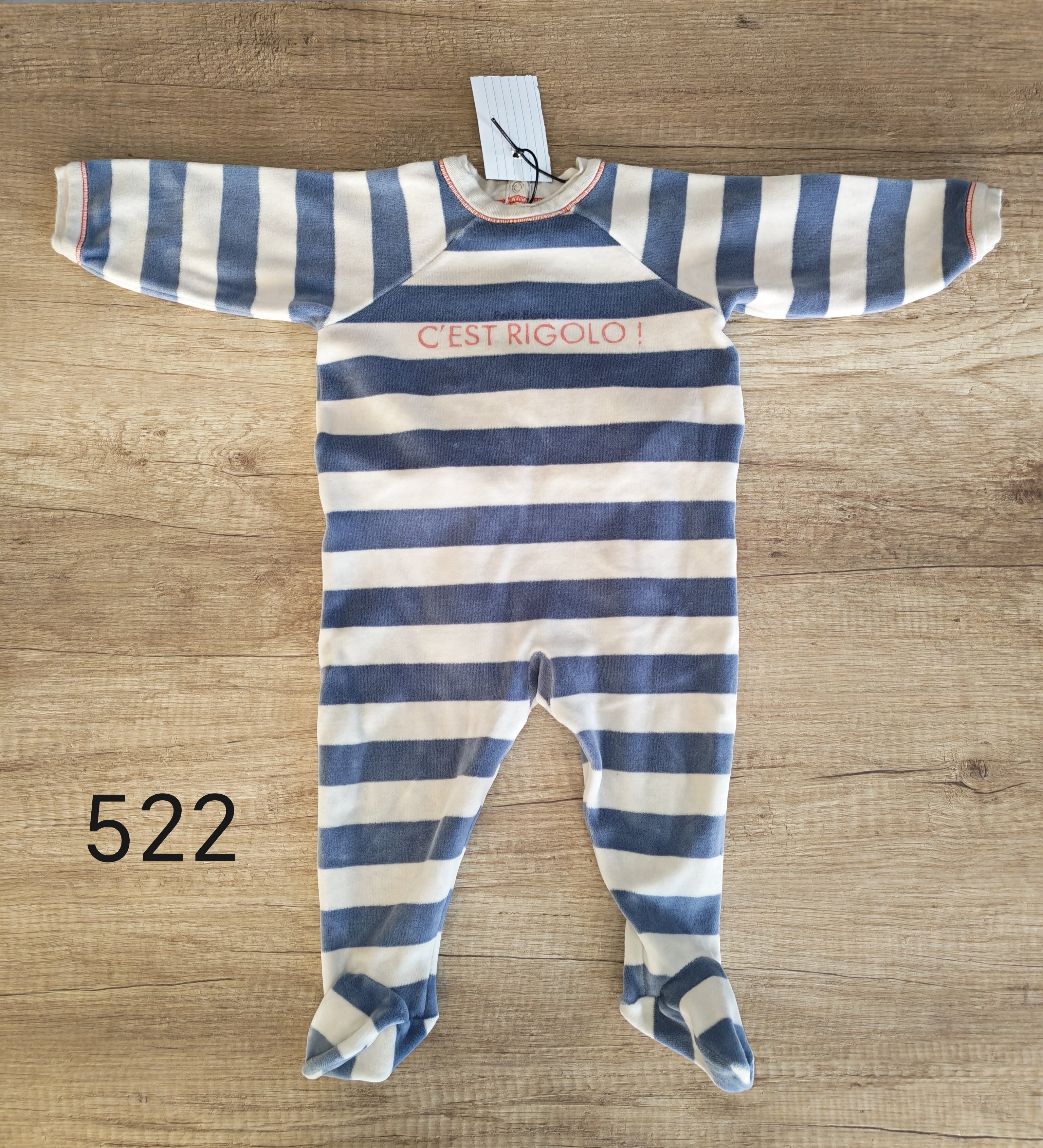 Pyjama bébé petit bateau