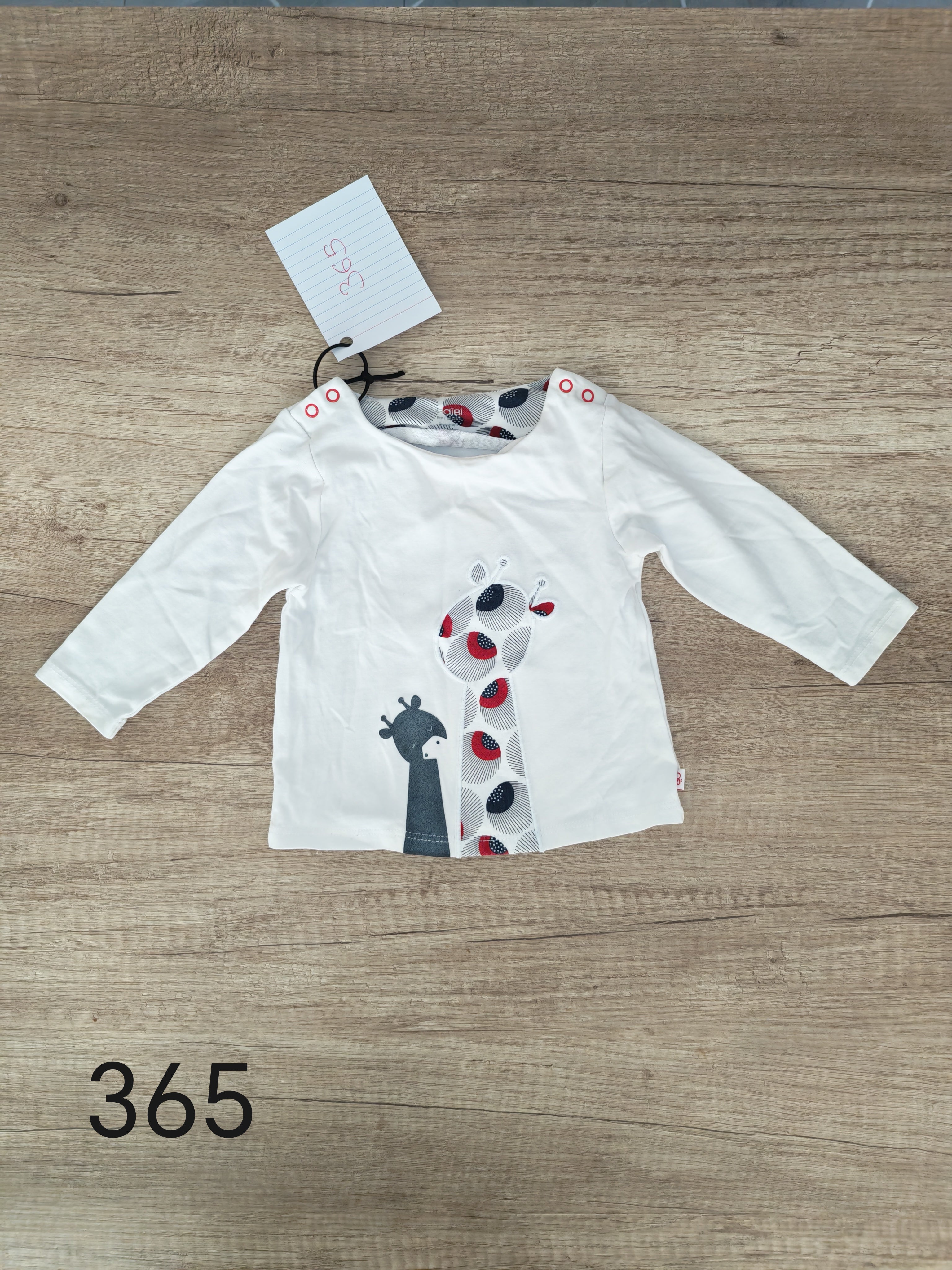 Obaïbi long-sleeved baby T-shirt – 6 months