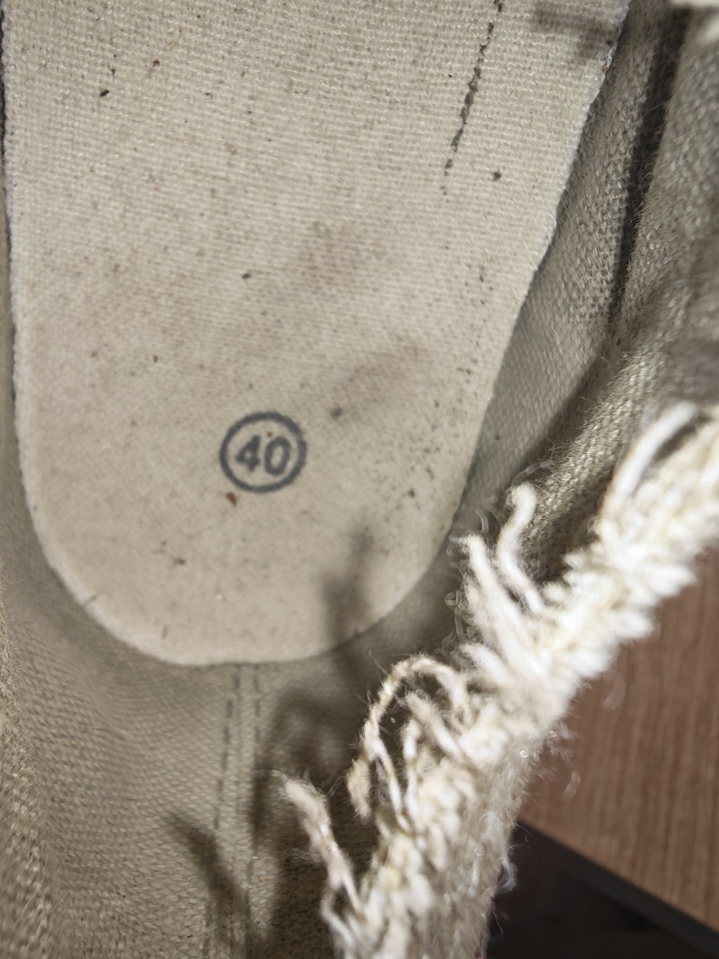 Military ballet flats